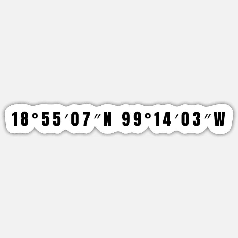 Cuernavaca Mexiko - Sticker Größe S (10 x 10 cm) - Mattweiß