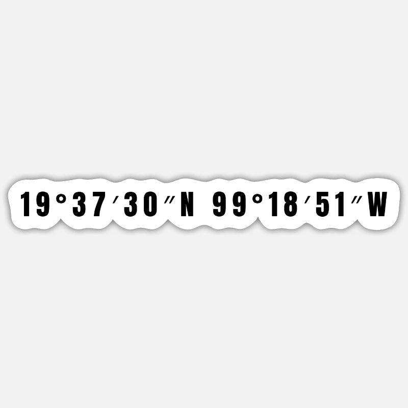 Ciudad Nicolás Romero, Mexique - Sticker taille S (10 x 10 cm) - blanc mat