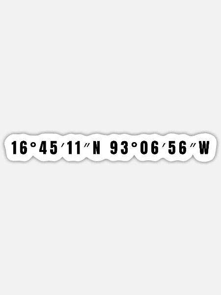 Tuxtla Gutiérrez Mexiko - Sticker Größe S (10 x 10 cm) - Mattweiß