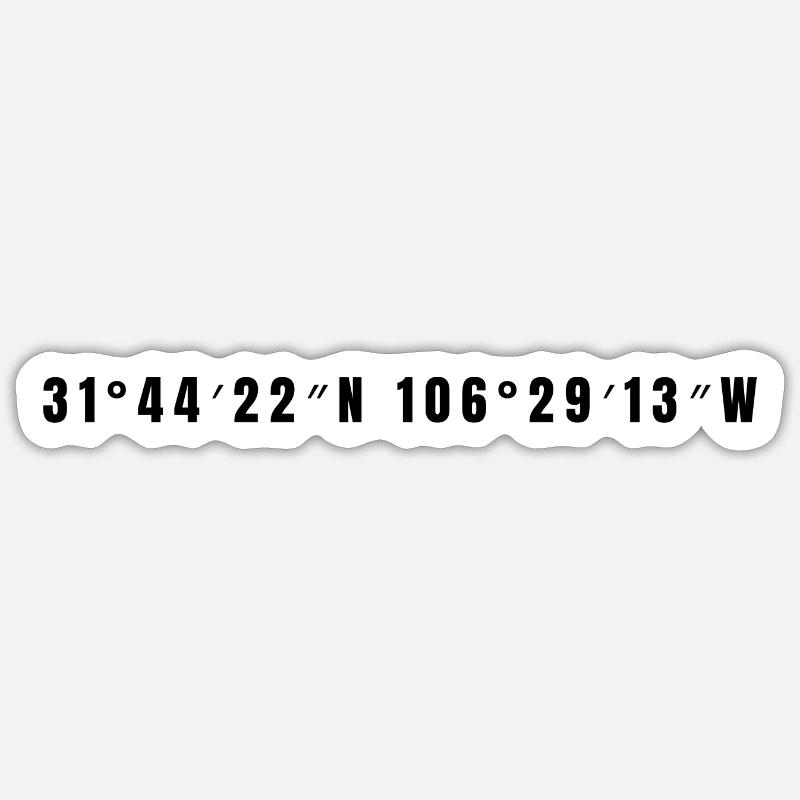 Ciudad Juárez, Mexique - Sticker taille S (10 x 10 cm) - blanc mat