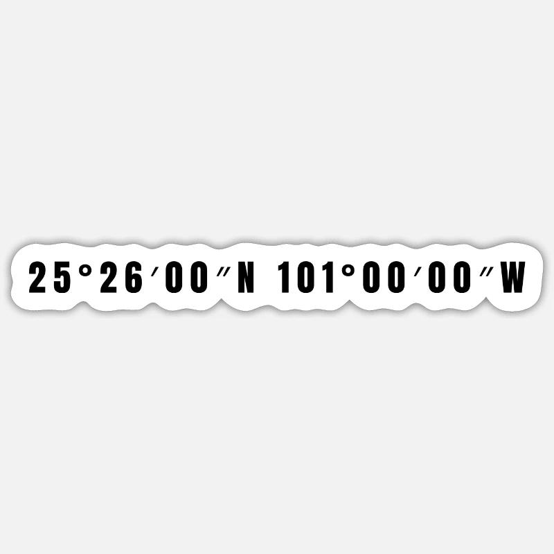 Saltillo, Mexico - Sticker size S (10 x 10 cm) - white matte