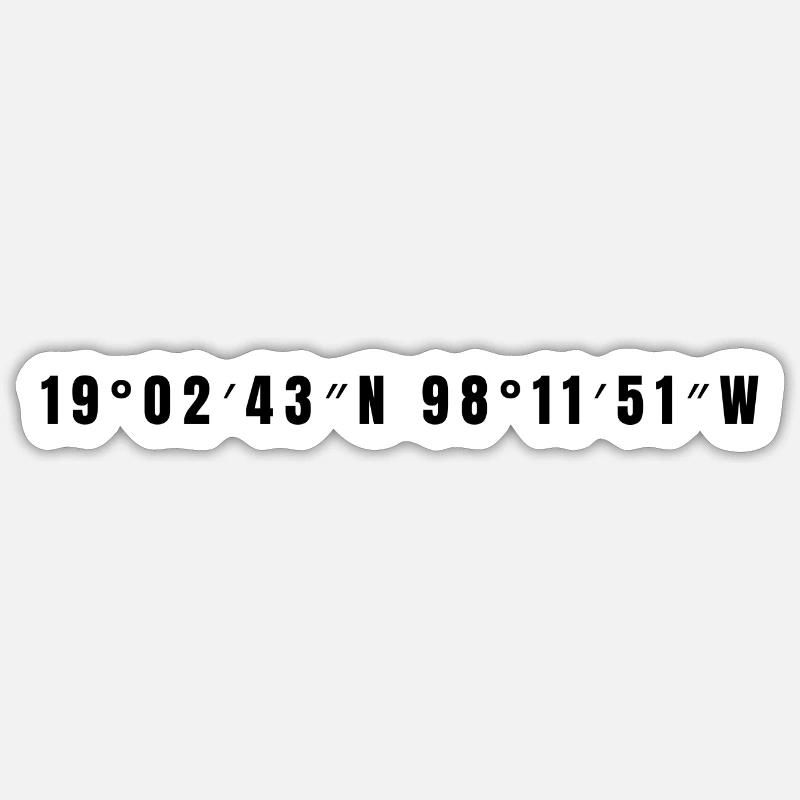 Puebla Mexiko - Sticker Größe S (10 x 10 cm) - Mattweiß