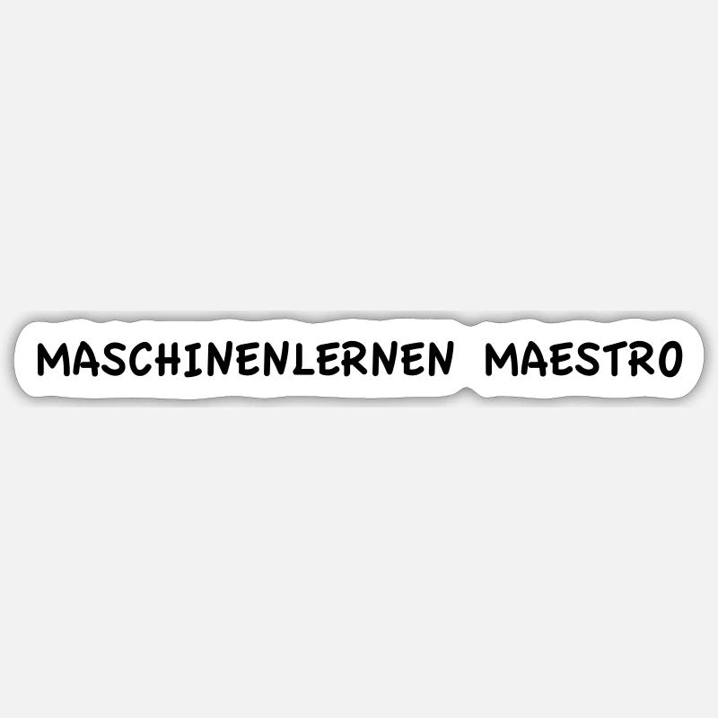 Machine Learning Maestro Sticker size S (10 x 10 cm)