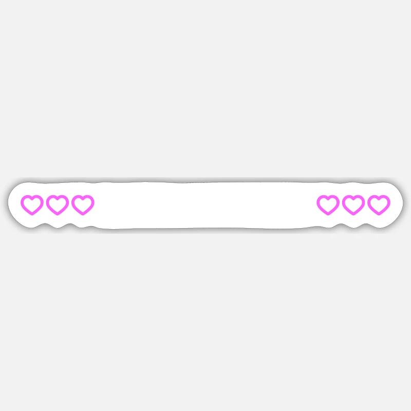 bachelorette team herzchen Sticker Größe S (10 x 10 cm)