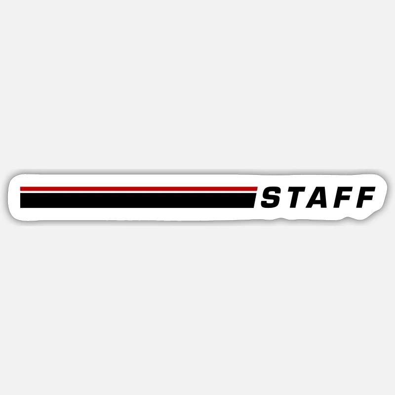 Staff Element Sticker size S (10 x 10 cm)