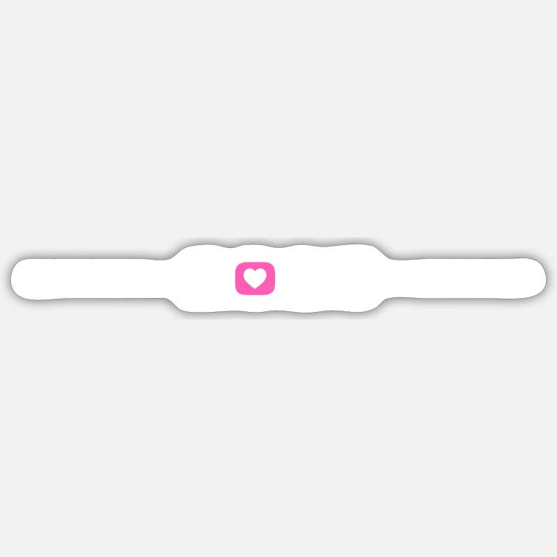 2025 année Cœur - Sticker taille S (10 x 10 cm) - blanc mat