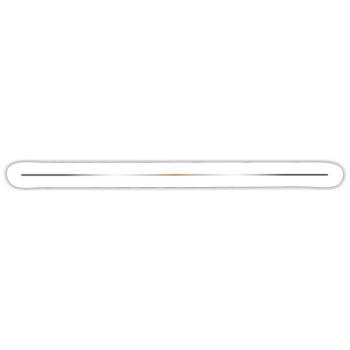 Line with color gradient - Sticker size S (10 x 10 cm) - white matte - Front