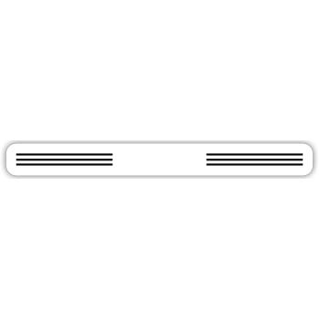 Icône de bande - Sticker taille S (10 x 10 cm) - blanc mat - Devant