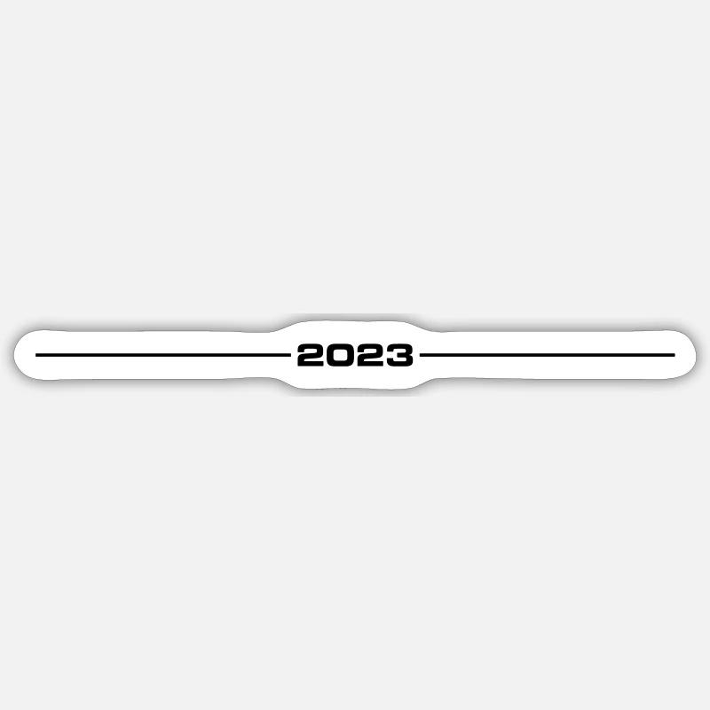 2023 Dash - Sticker size S (10 x 10 cm) - white matte