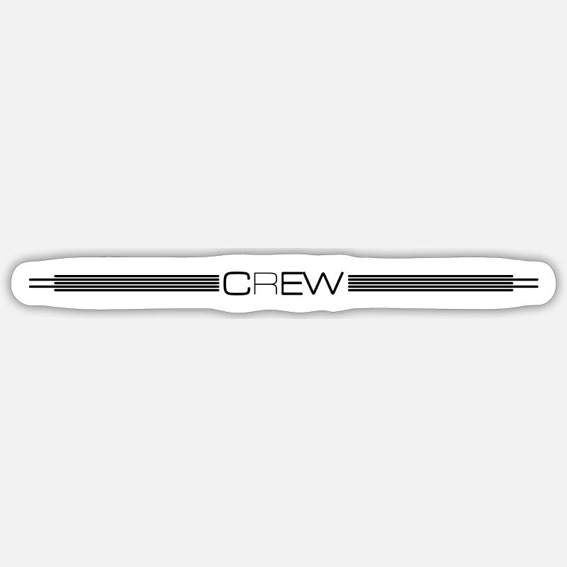 Crew Line Sticker size S (10 x 10 cm)