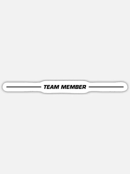 - Sticker taille S (10 x 10 cm) - blanc mat