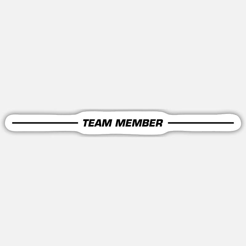 Équipier - Sticker taille S (10 x 10 cm) - blanc mat