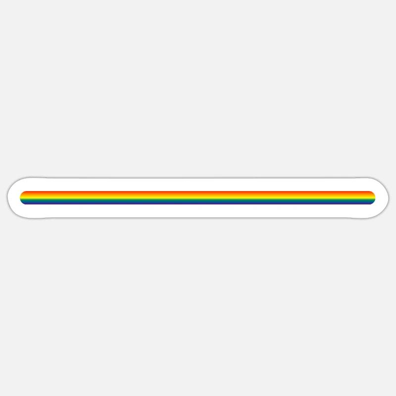 Rainbow Pride - Sticker size S (10 x 10 cm) - white matte