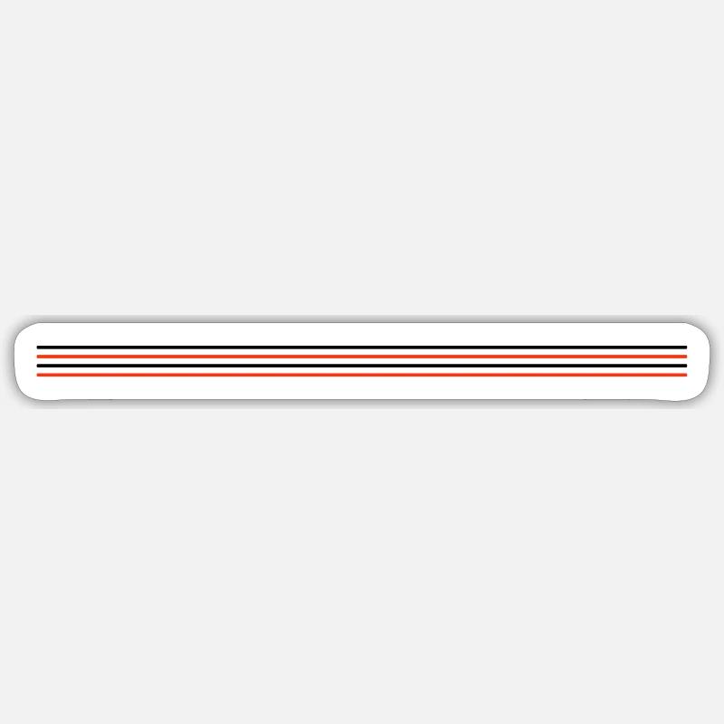 Dash Symbol Line Sticker size S (10 x 10 cm)