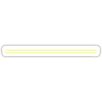 Dash Symbol Line - Sticker size S (10 x 10 cm) - white matte - Front