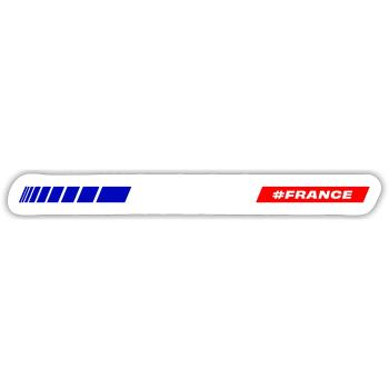 FRANCE - Sticker taille S (10 x 10 cm) - blanc mat - Devant