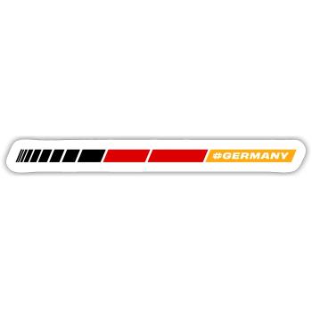 Germany - Sticker Größe S (10 x 10 cm) - Mattweiß - Vorne