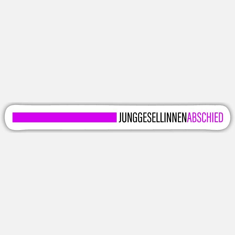 Junggesellinnenabschied Jga Mädels - Sticker Größe S (10 x 10 cm) - Mattweiß