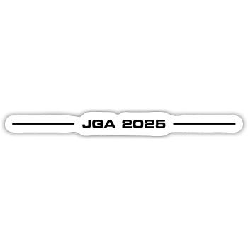 Jga 2025 - Sticker Größe S (10 x 10 cm) - Mattweiß - Vorne