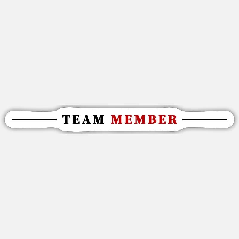 Équipier - Sticker taille S (10 x 10 cm) - blanc mat