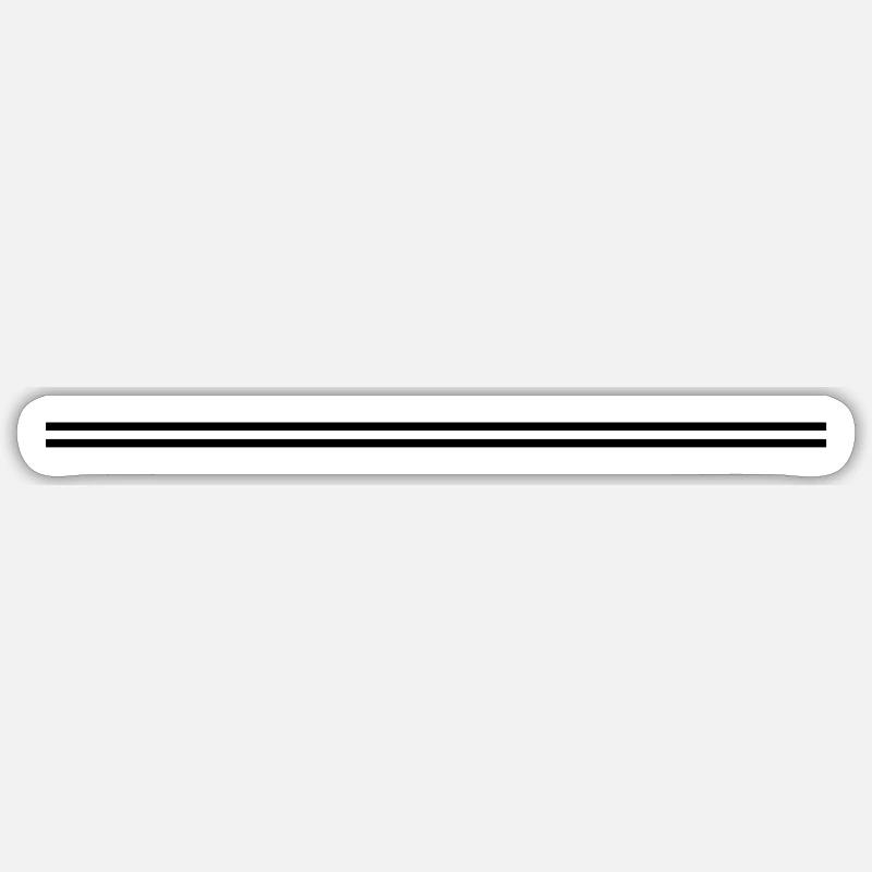 Line Icon - Sticker size S (10 x 10 cm) - white matte