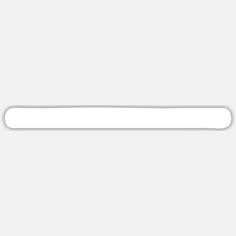 Line dashed - Sticker size S (10 x 10 cm) - white matte