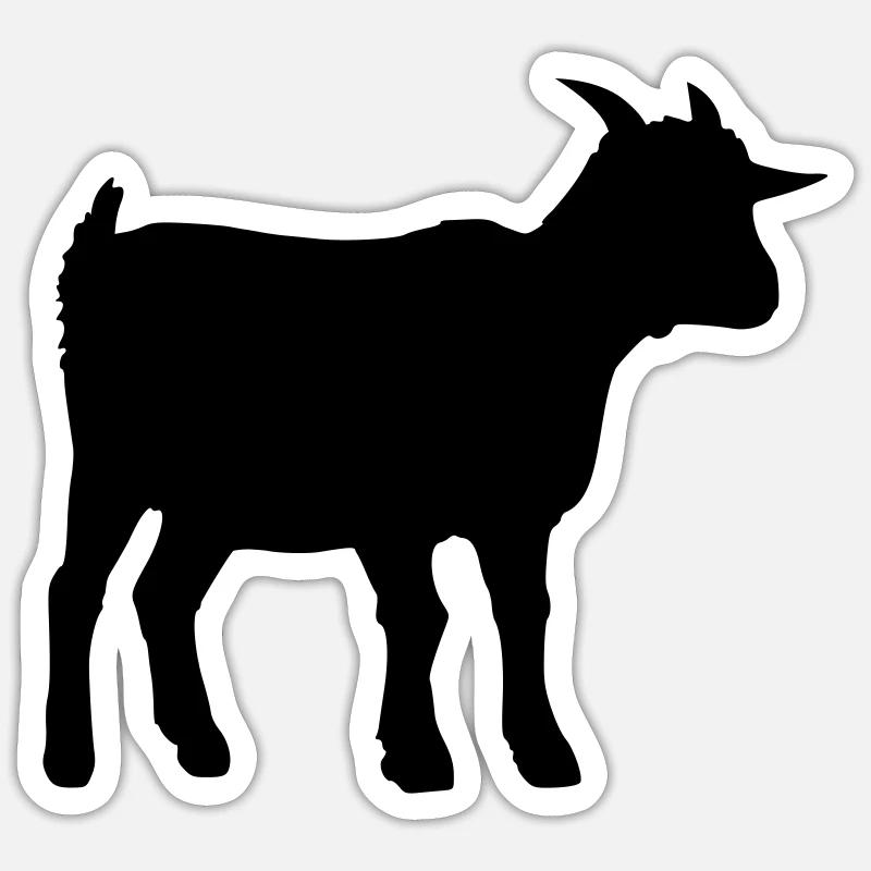 Goat Sticker size S (10 x 10 cm)