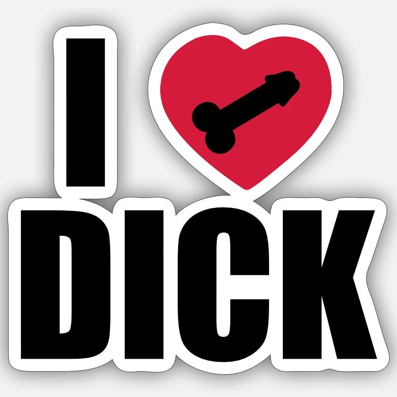 I Love Dick Adesivo