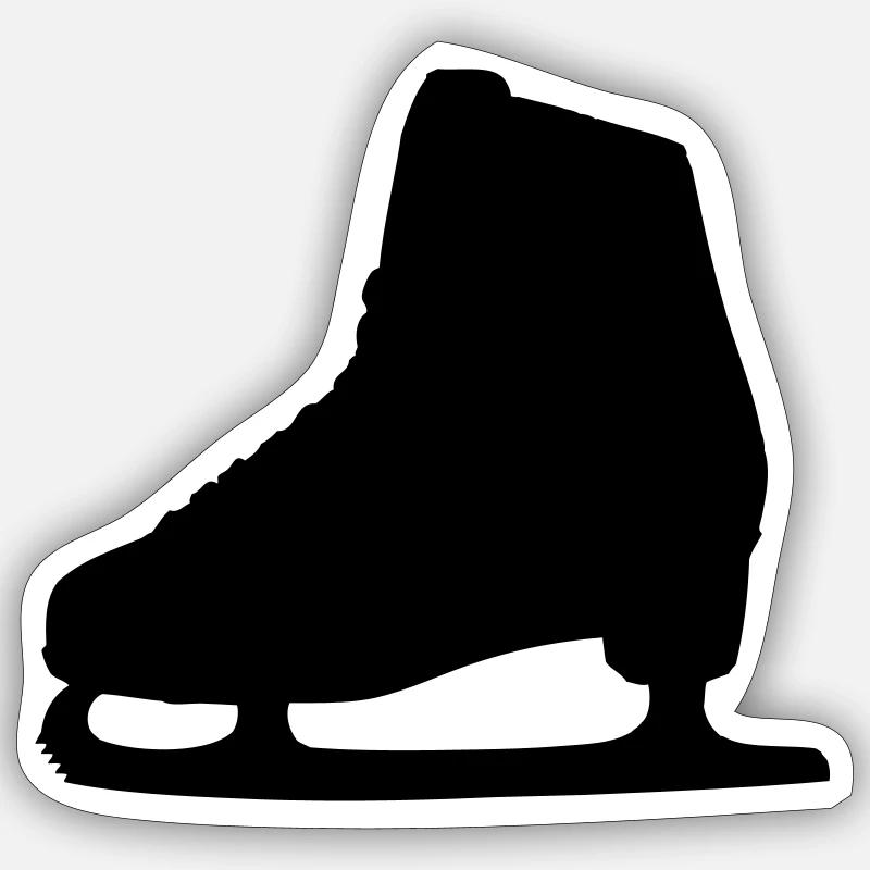 Patinage Sticker taille S (10 x 10 cm)