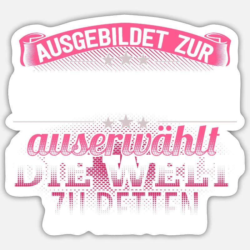 CONTROLLERIN - Die Auserwählte - Sticker Größe S (10 x 10 cm) - Mattweiß