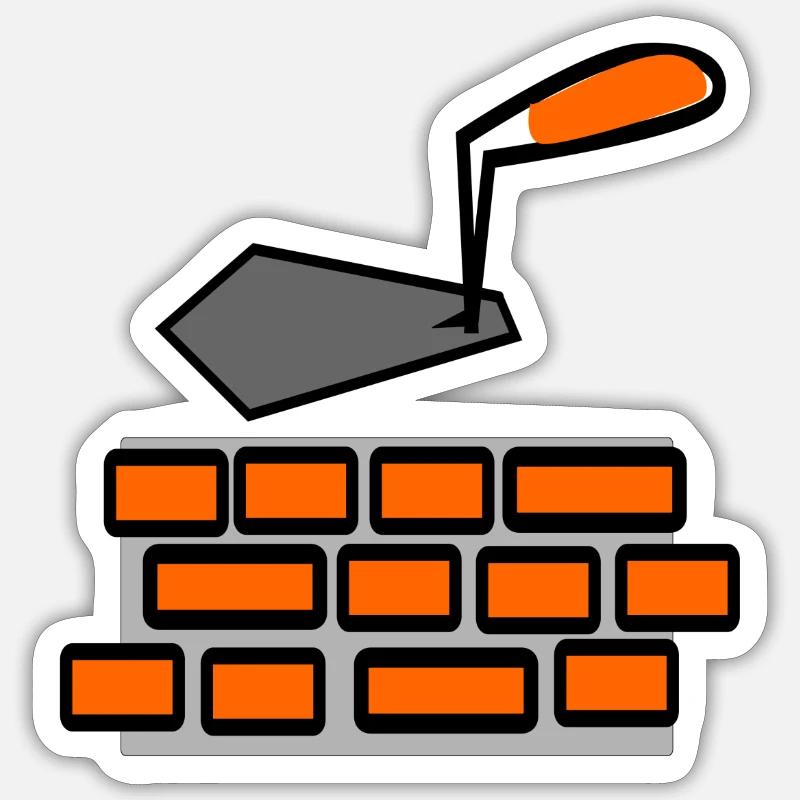 b3 - Sticker taille S (10 x 10 cm) - blanc mat