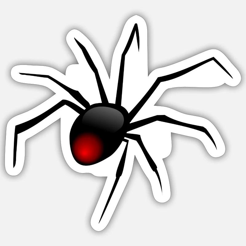 spid 84 - Sticker Größe S (10 x 10 cm) - Mattweiß
