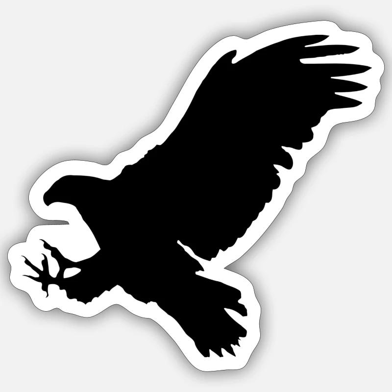 aigle - Sticker taille S (10 x 10 cm) - blanc mat