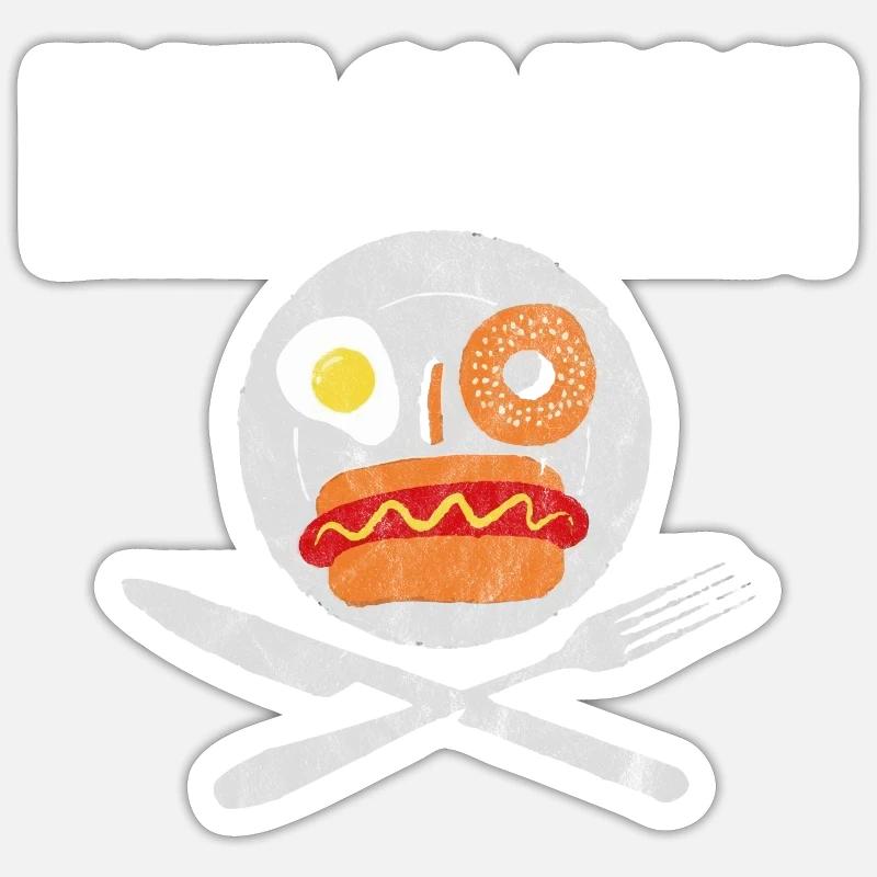 Manger propre Sticker taille S (10 x 10 cm)