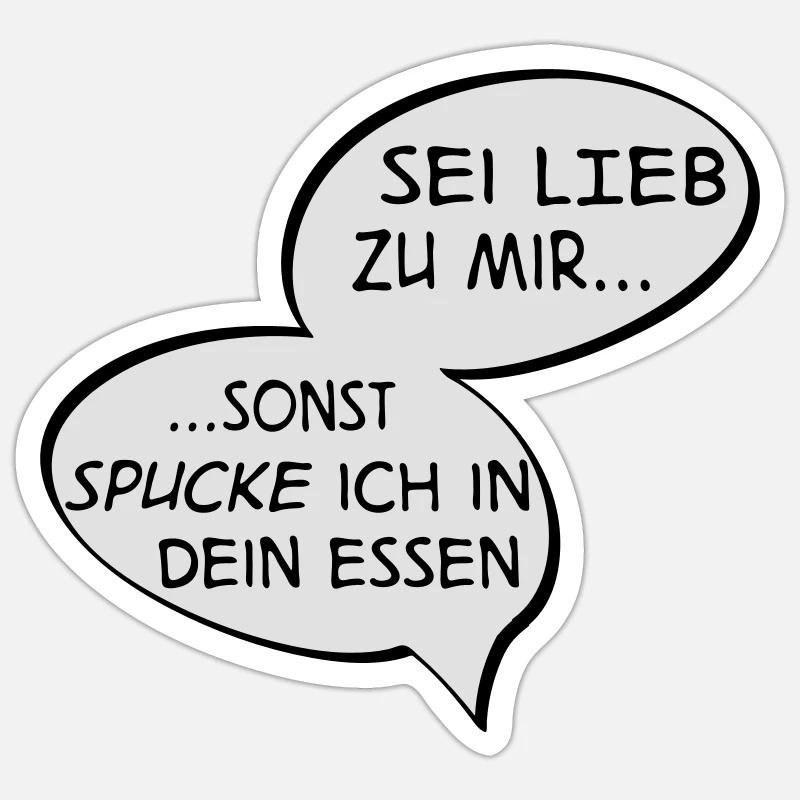 Koch - Sticker Größe S (10 x 10 cm) - Mattweiß
