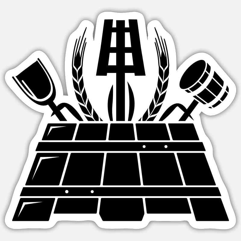 Sticker Größe S (10 x 10 cm) - 
