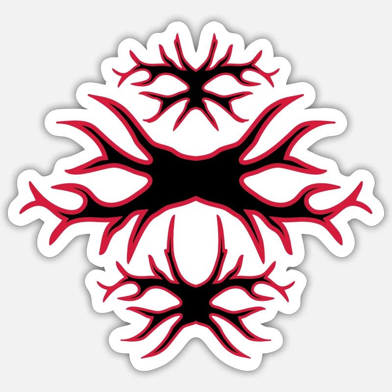 tattoo - Sticker taille S (10 x 10 cm) - blanc mat