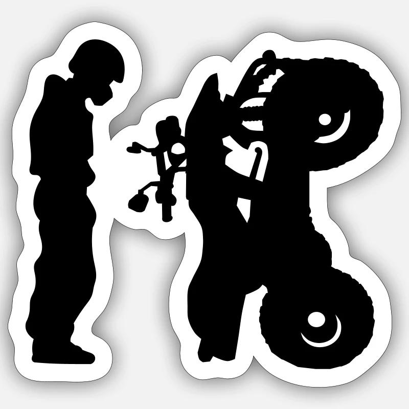 Sticker taille S (10 x 10 cm) - 