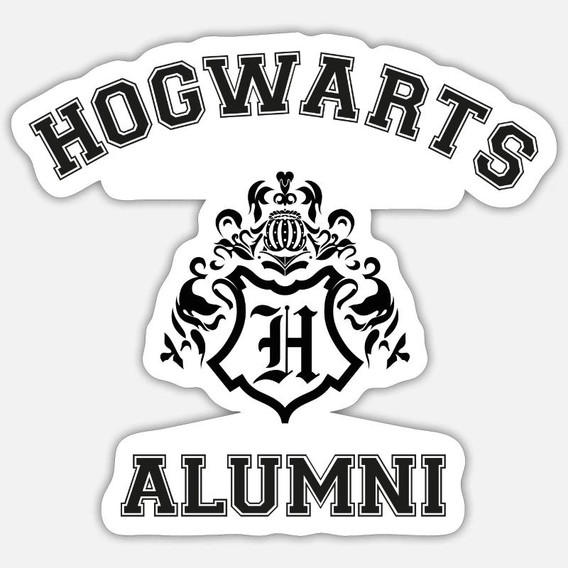 Harry Potter Hogwarts Alumni - Sticker size S (10 x 10 cm) - white matte