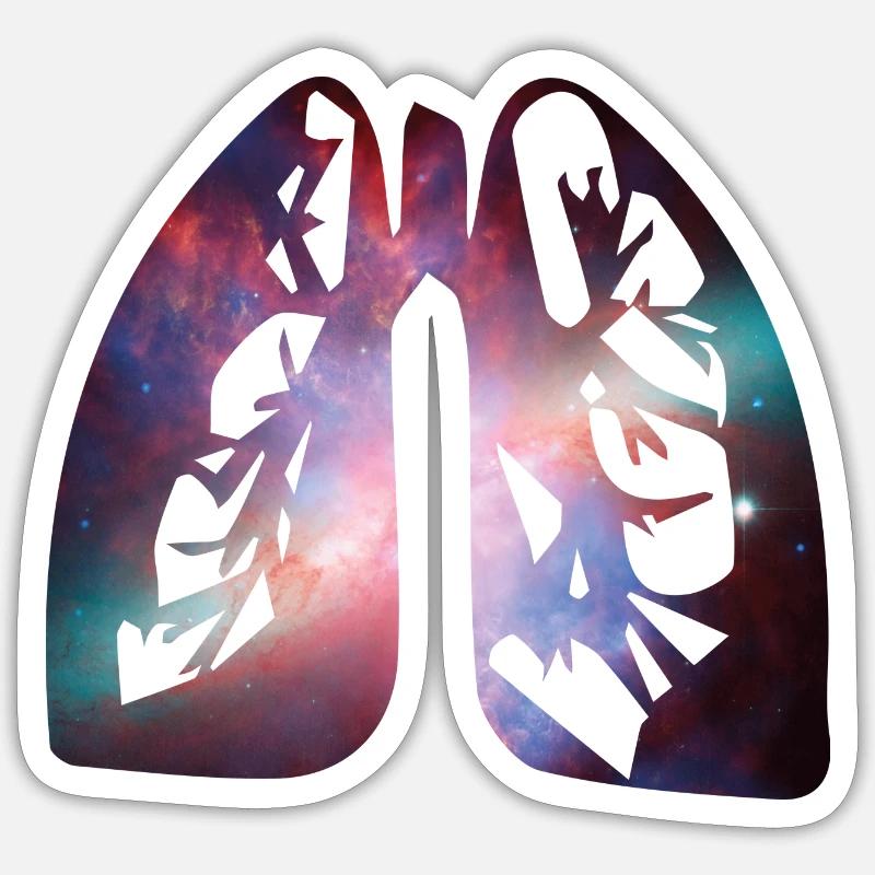 Lung Sticker size S (10 x 10 cm)