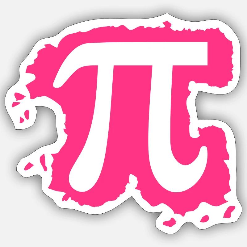 Pi Sticker size S (10 x 10 cm)
