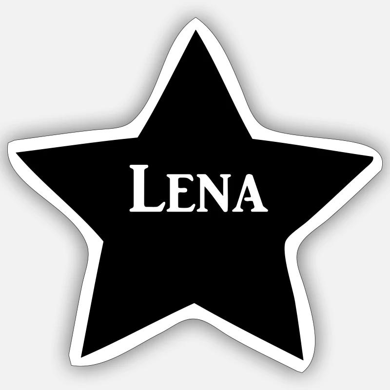 lena Sticker Größe S (10 x 10 cm)