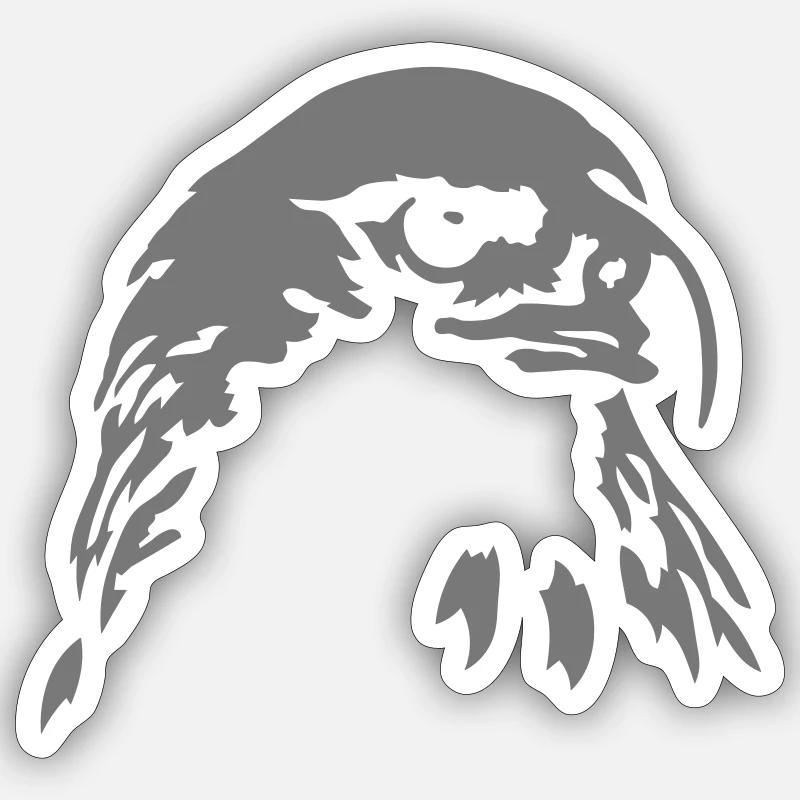 aigle - Sticker taille S (10 x 10 cm) - blanc mat