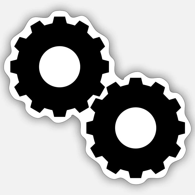 Gear Sticker size S (10 x 10 cm)