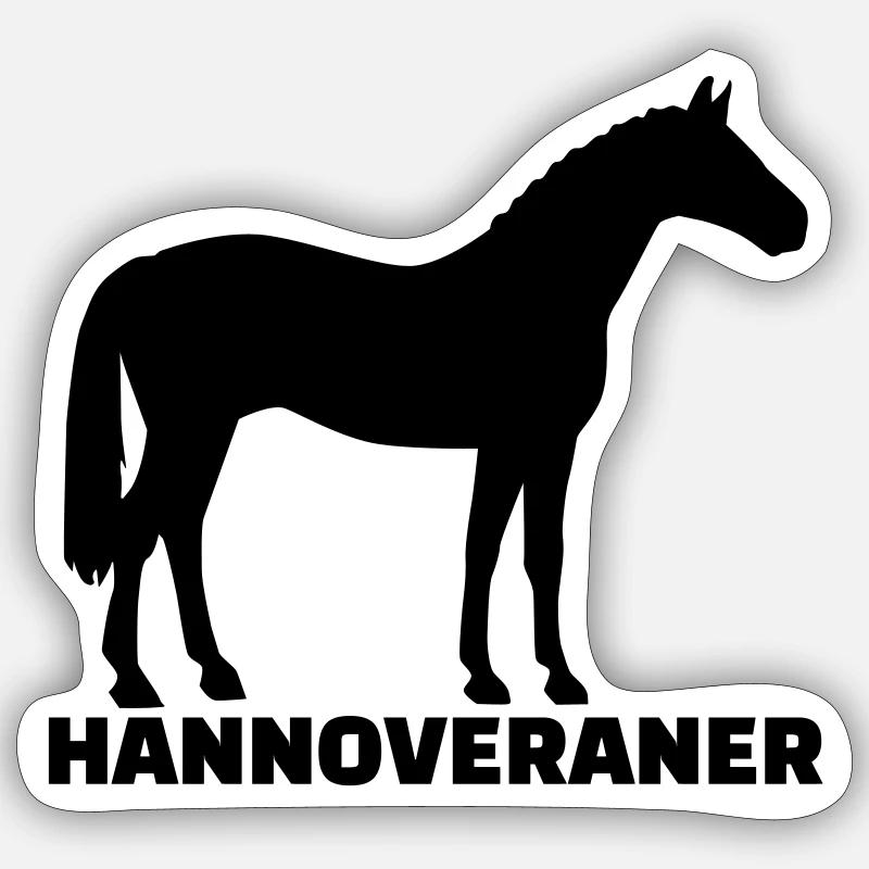 Hannoveraner Sticker Größe S (10 x 10 cm)
