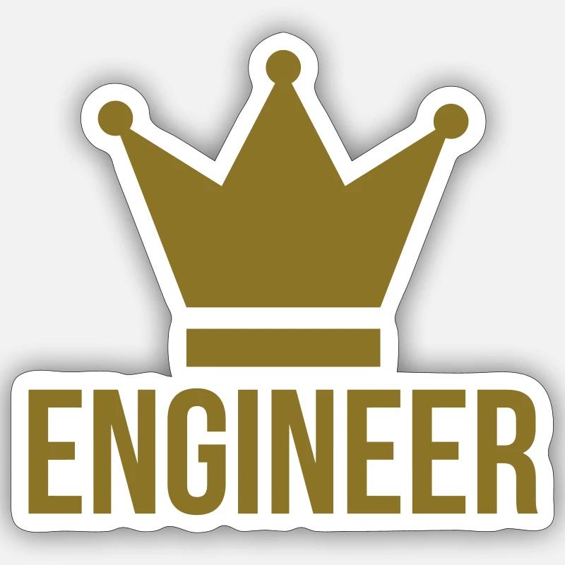 Engineer Sticker size S (10 x 10 cm)