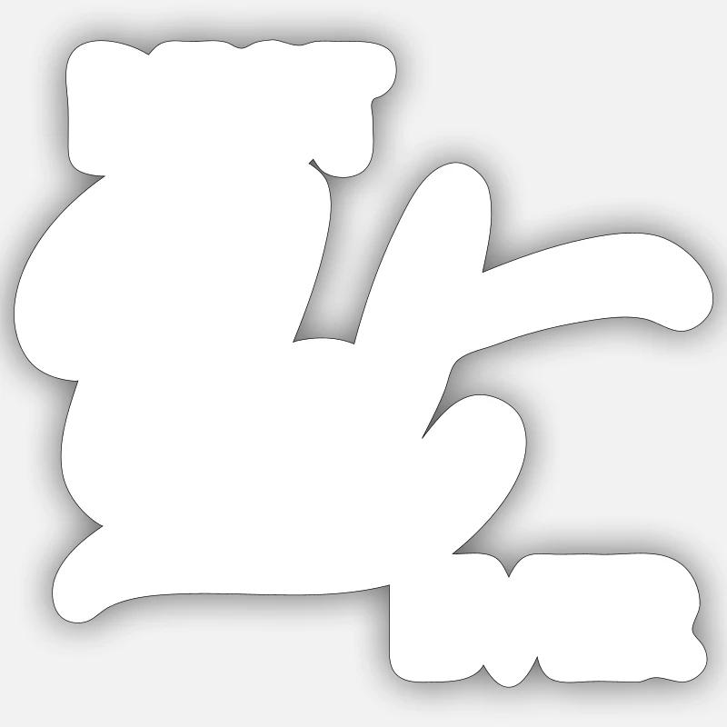 Sticker Größe S (10 x 10 cm) - 