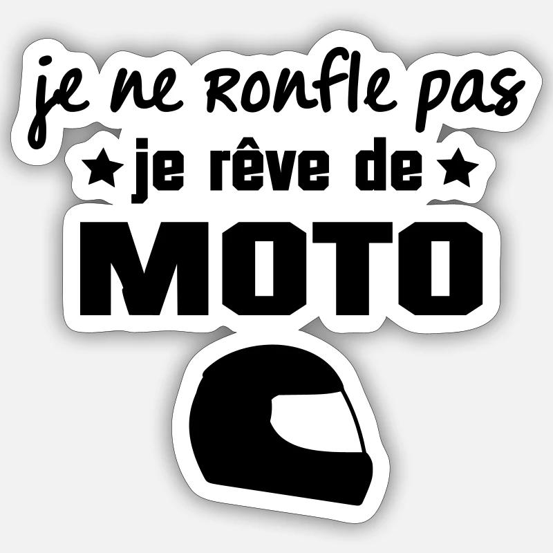 JE NE RONFLE PAS Sticker taille S (10 x 10 cm)