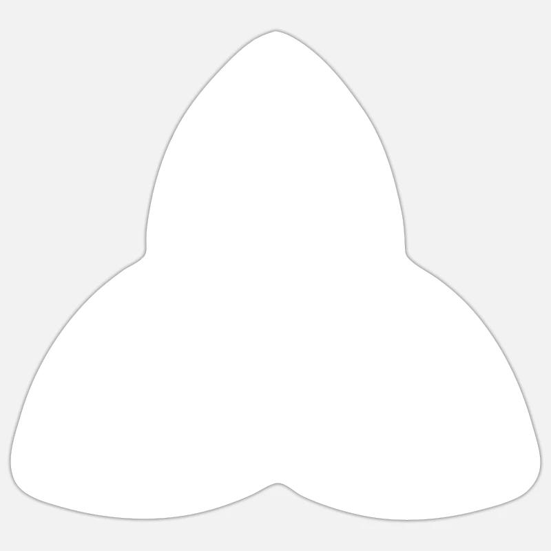 Celtic knot Celtic white symbol Sticker size S (10 x 10 cm)