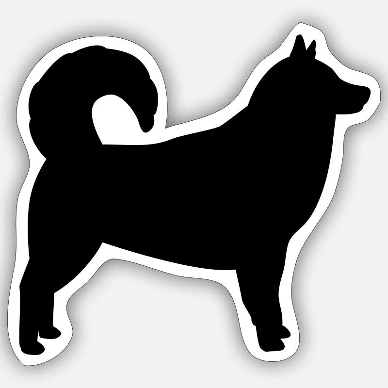 Alaskan Malamute - Sticker size S (10 x 10 cm) - white matte